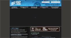 Desktop Screenshot of cegepgranby.qc.ca